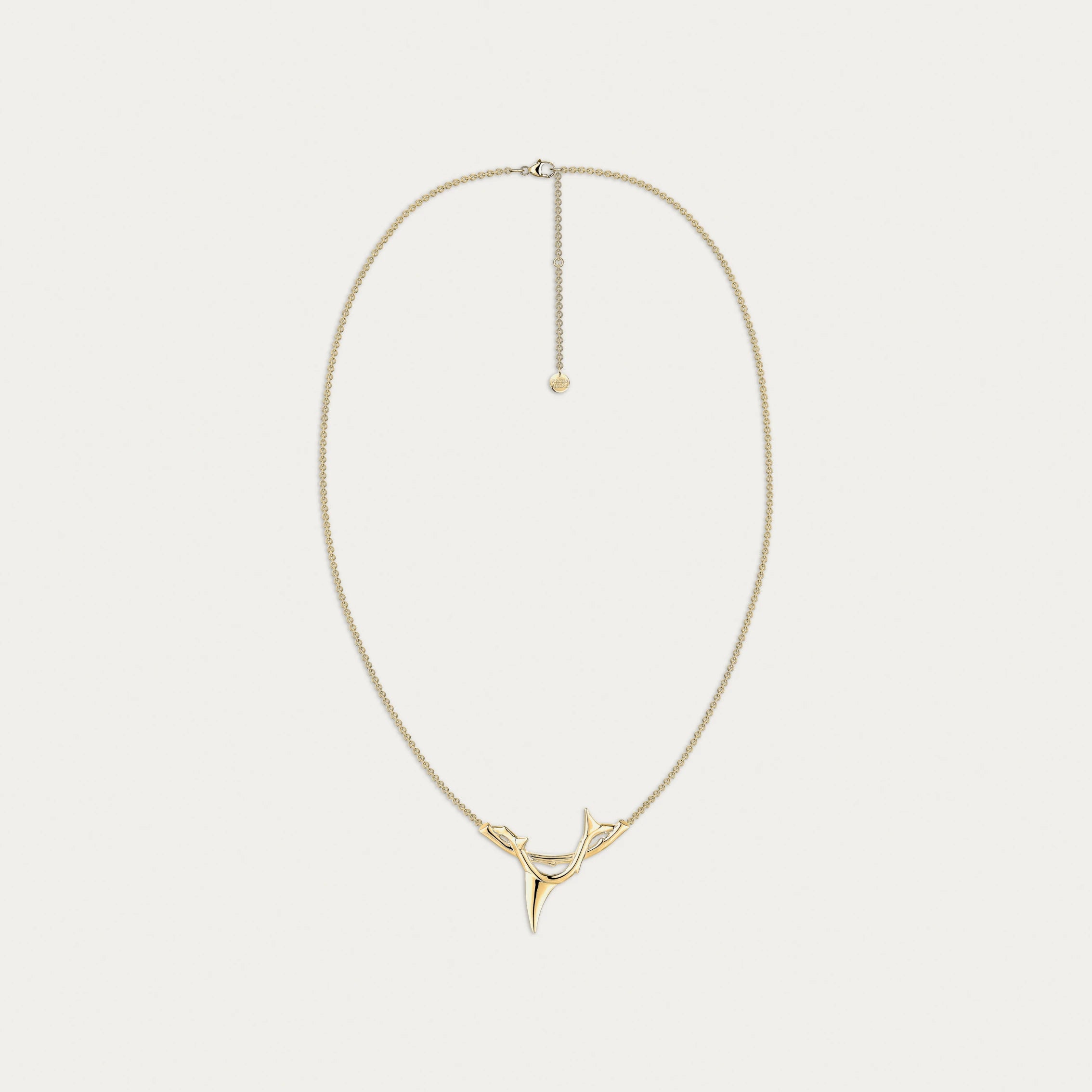 Rose Thorn Branch Pendant