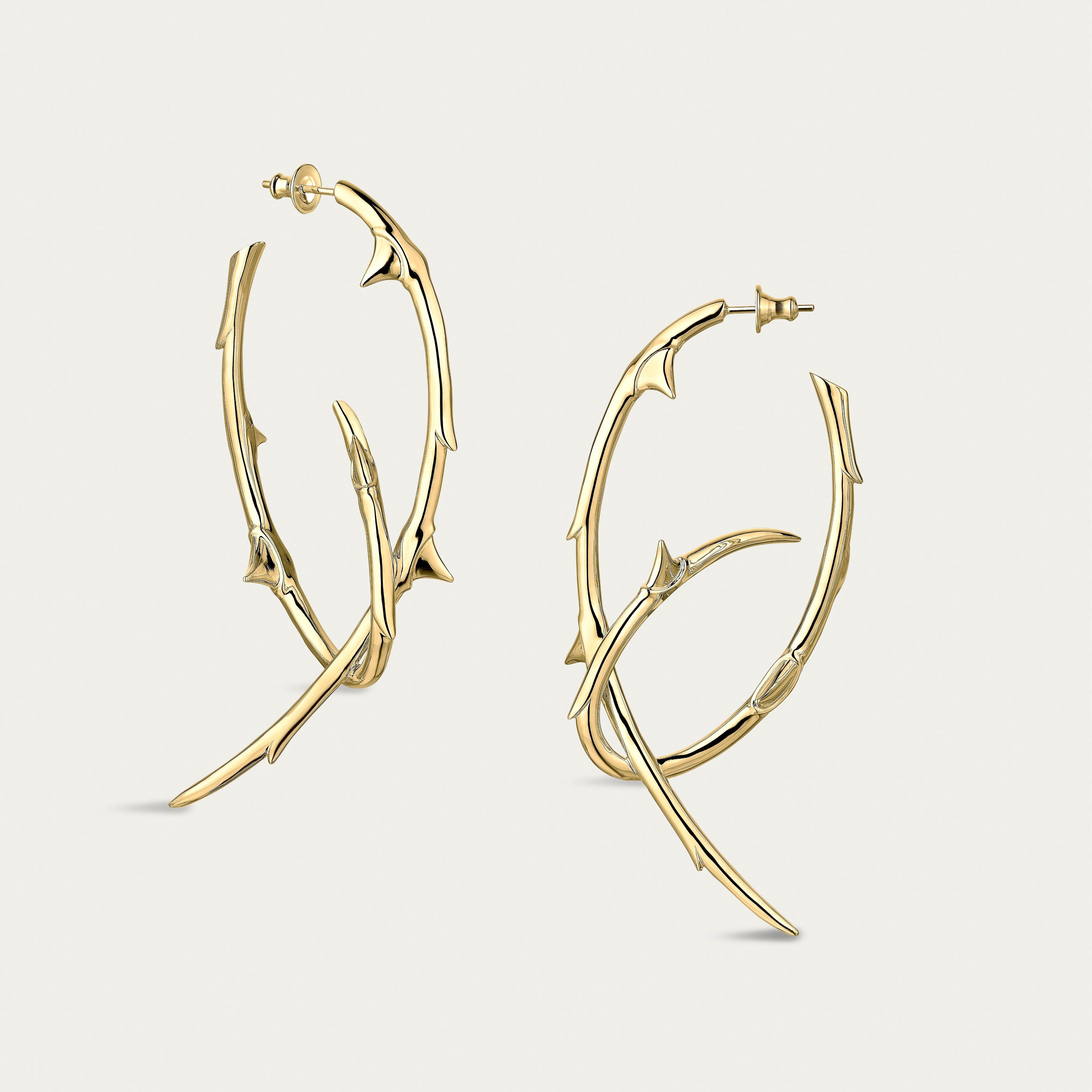 shaun-leane-london-rose-thorn-hoop-earrings-large-18ct-yellow-gold-plated