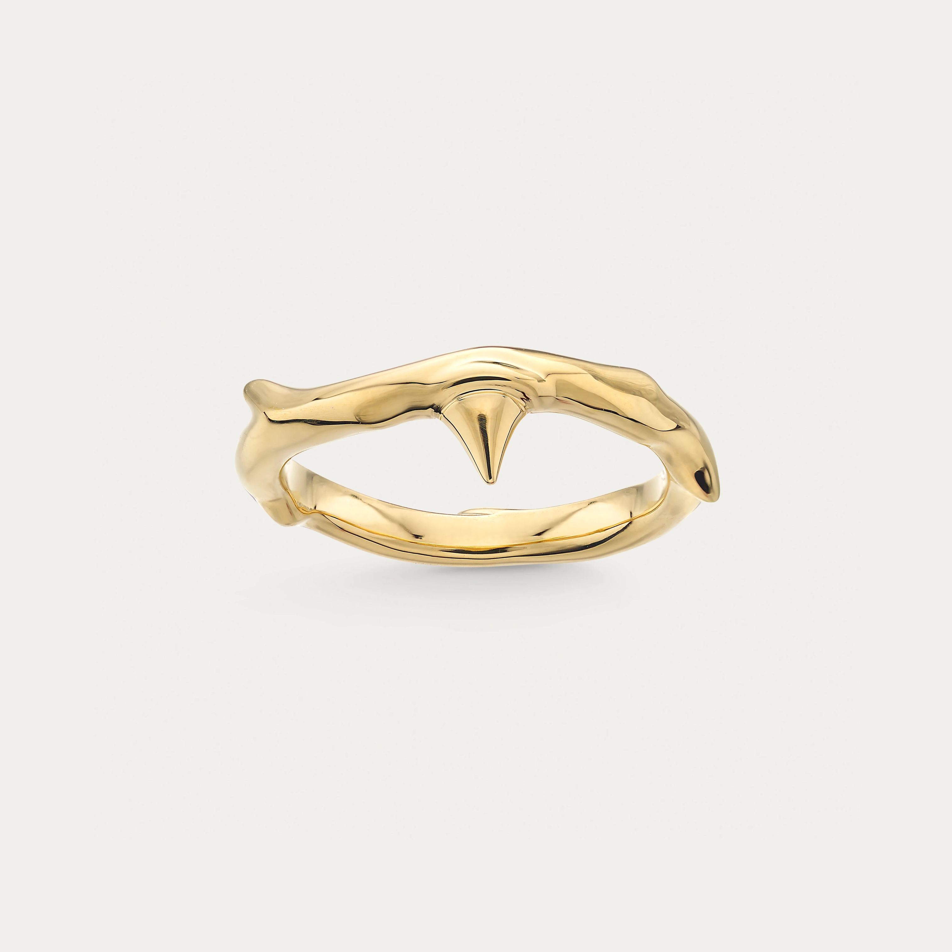 Rose Thorn Single Band Ring