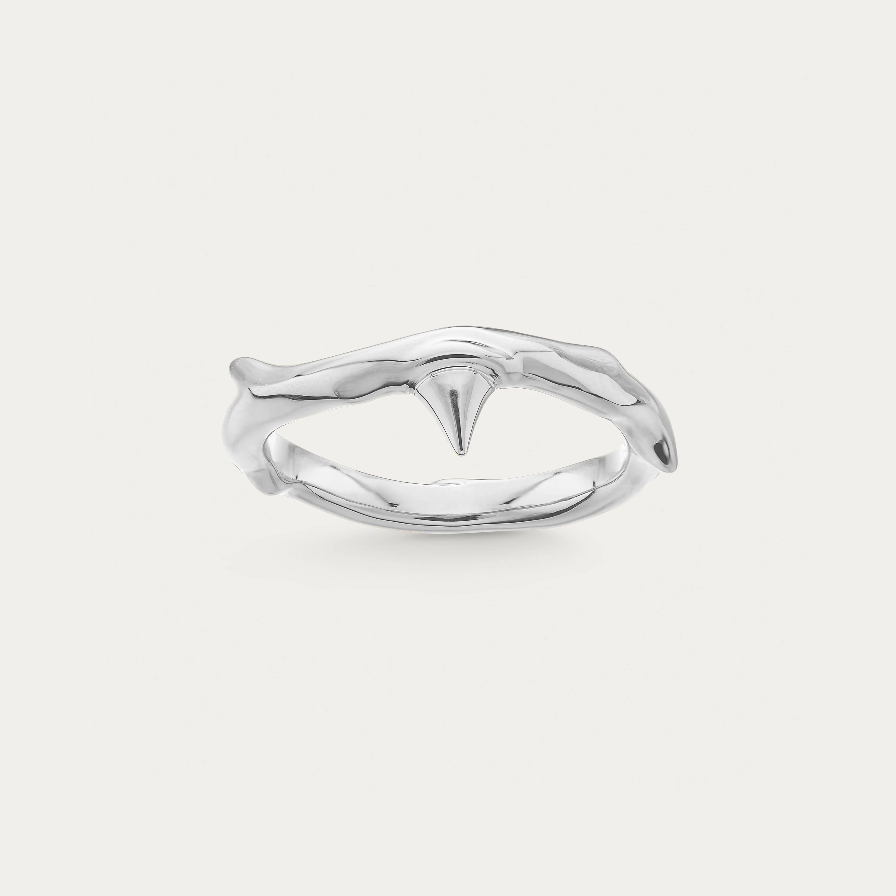 Rose Thorn Single Band Ring