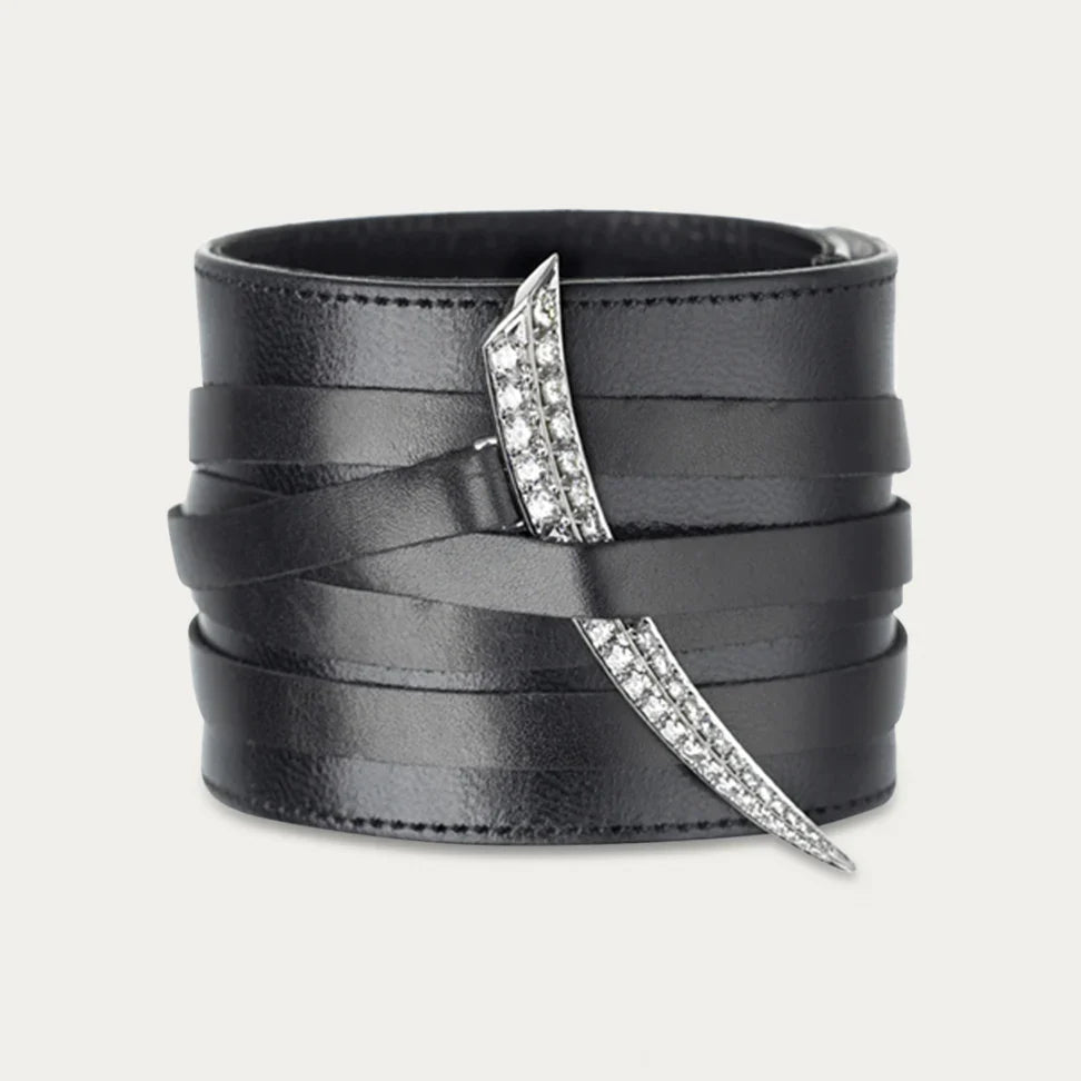 shaun-leane-london-sabre-cuff-leather-and-diamond