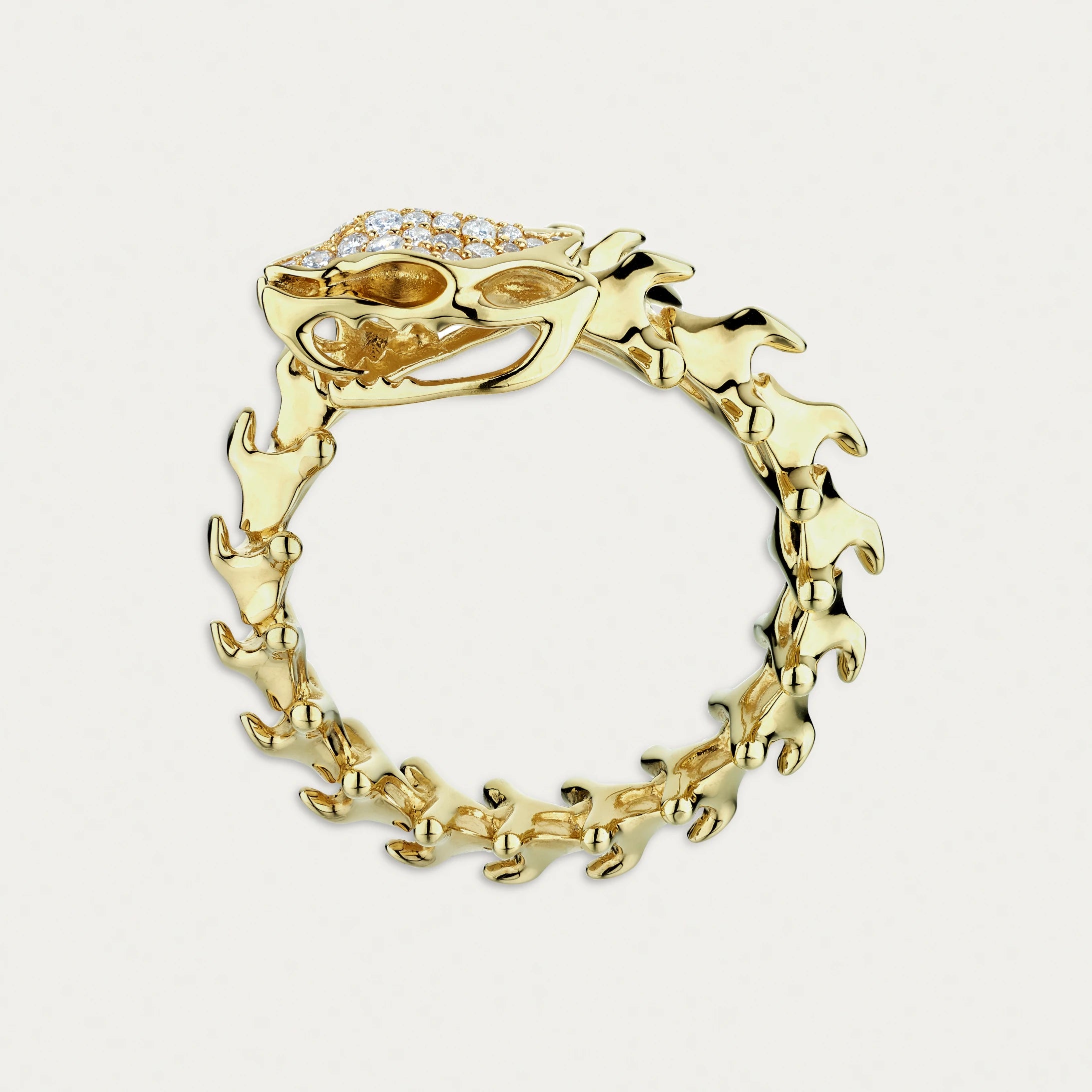Serpent's Trace Wrap Ring, Diamond