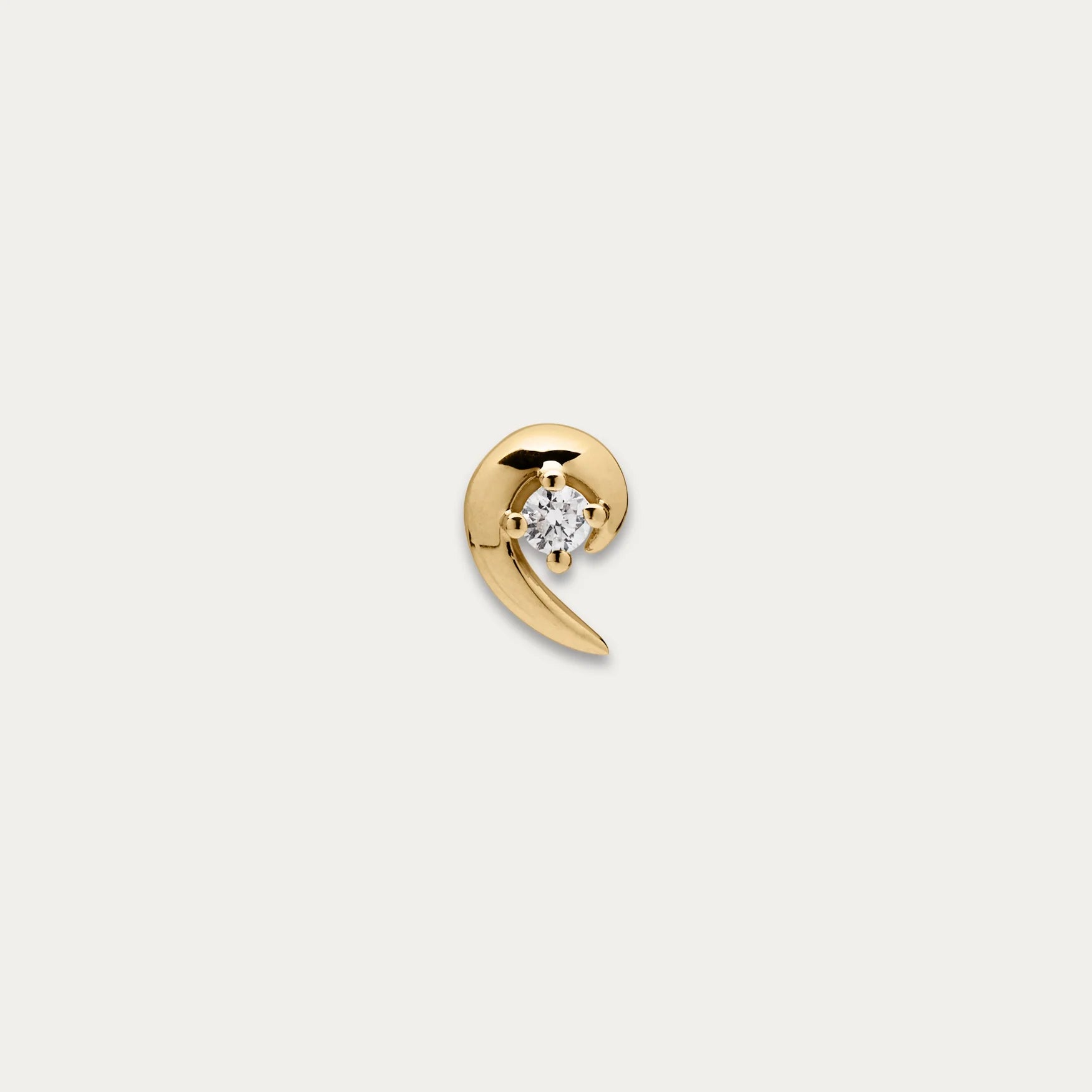 shaun-leane-london-talon-diamond-stud-earring-single-right-18ct-yellow-gold-plated