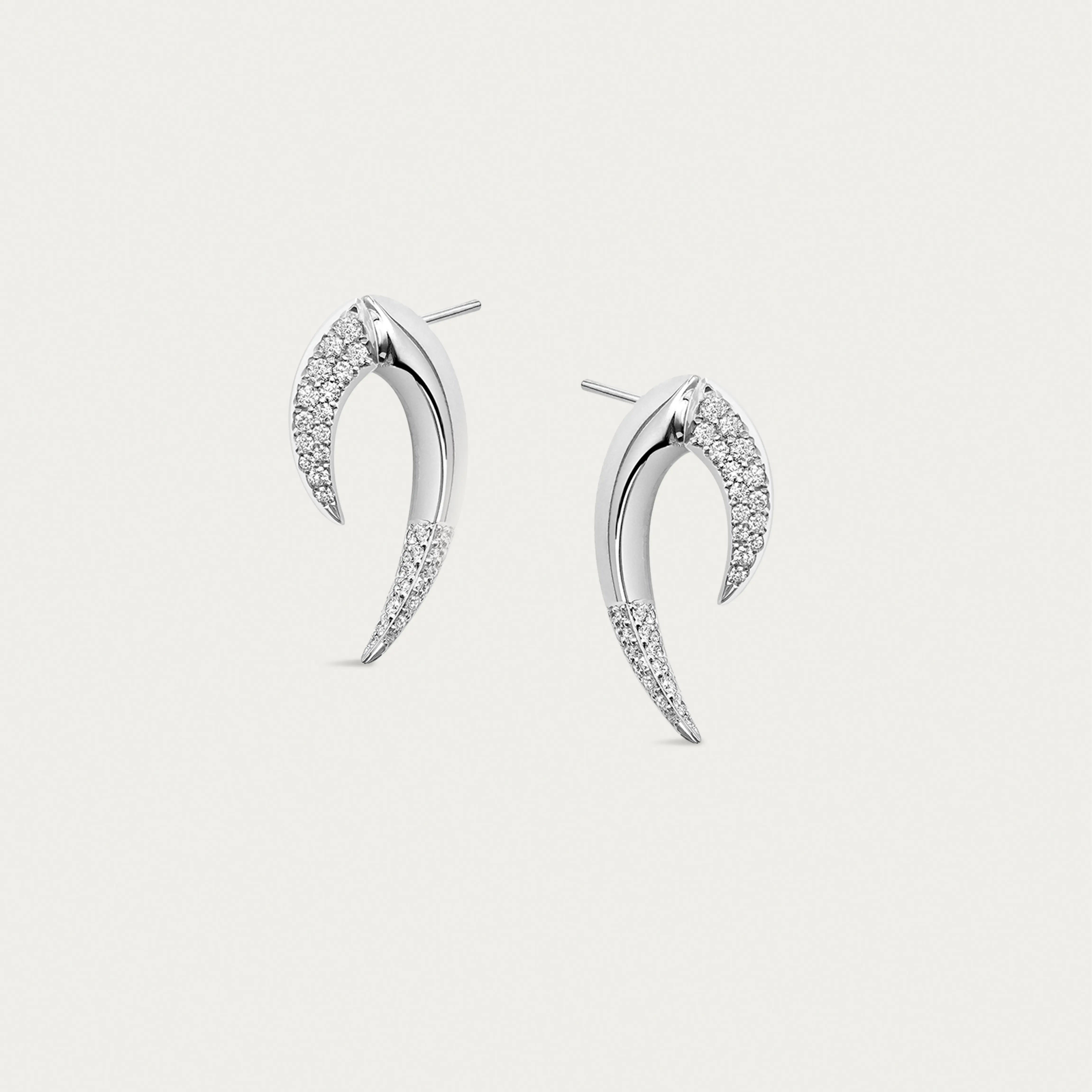 Talon Earrings Diamond, Large