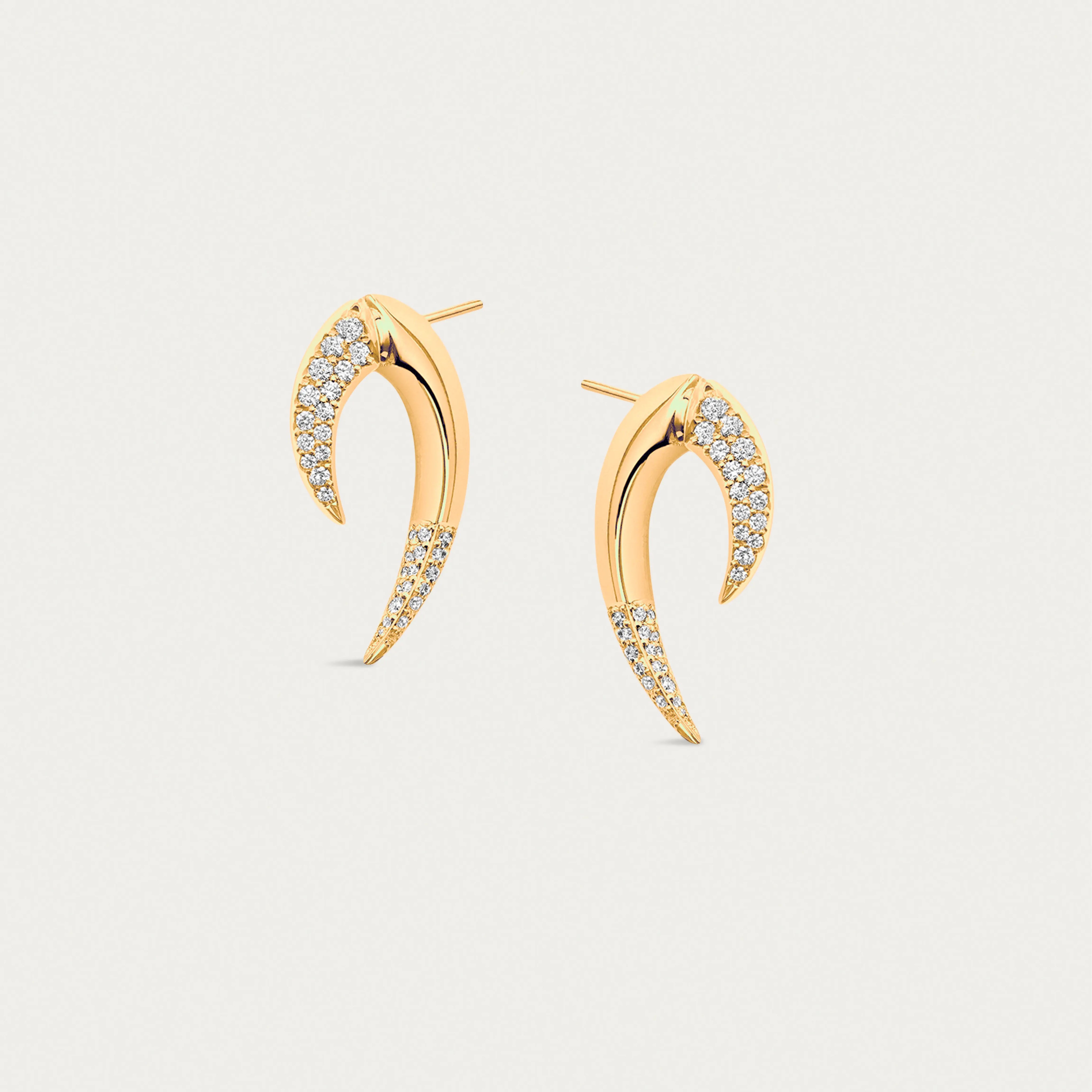 Talon Earrings Diamond, Large