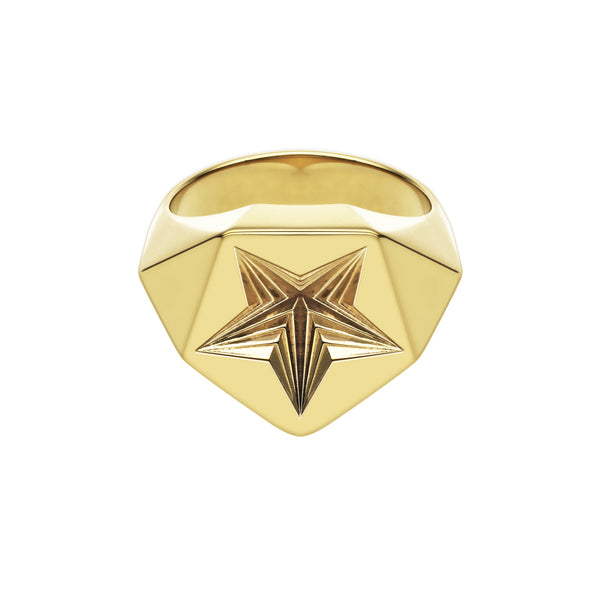 Shaun Leane Silver Star Signet Ring