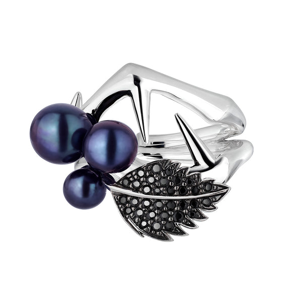 Shaun Leane Silver White Feather Ring - Jewellery from Francis & Gaye  Jewellers UK
