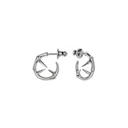 Blackthorn Mini Hoop Earrings - Silver