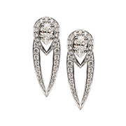 Interlocking Ariana Earrings - 18ct White Gold & 1.96ct Diamond