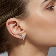 Armis Ear Cuffs - 18ct White Gold & Diamond Pavé