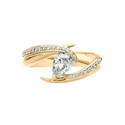 Entwined Captured Vine60 Engagement Ring - 18ct Yellow Gold & 0.85ct Diamond