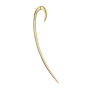 Hook Single Size 4 Earring - Yellow Gold Vermeil