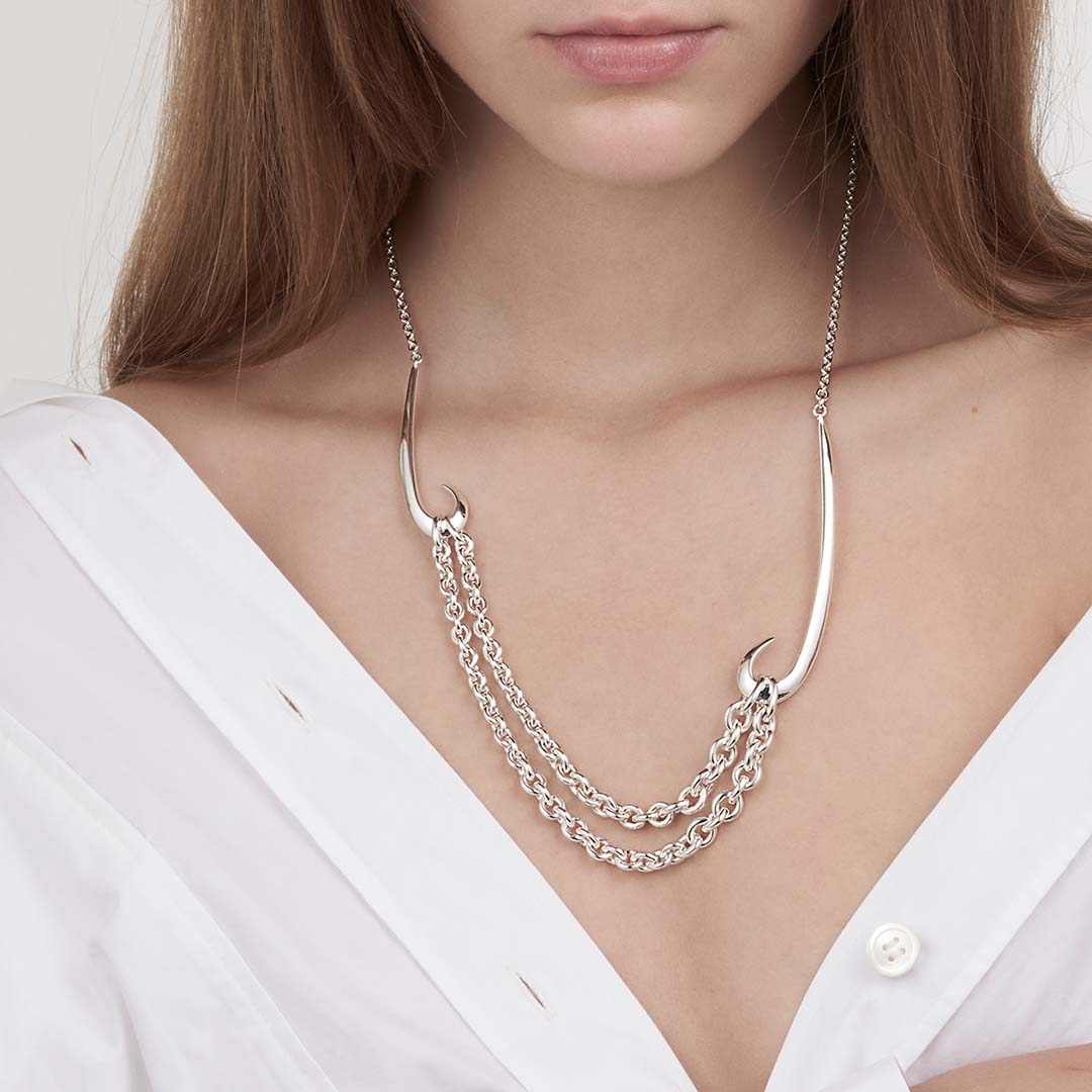 Hook Multi Pendant - Silver
