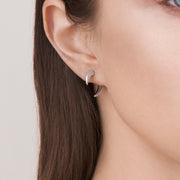 Talon Mini Earrings - Silver
