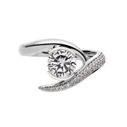 Entwined Rapture75 Engagement Ring - Platinum & 0.91ct Diamond