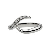 Entwined Rapture50 Wedding Ring - 18ct White Gold 