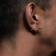Arc Single Medium Bar Earring - Yellow Gold Vermeil