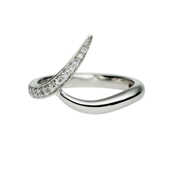 Rose thorn triple band ring - silver by Shaun Leane | Finematter