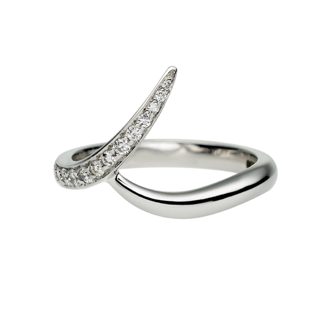 Entwined Ardour50 Wedding Ring - Platinum & 0.15ct Diamond