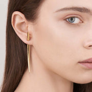 Quill Large Earrings - Yellow Gold Vermeil