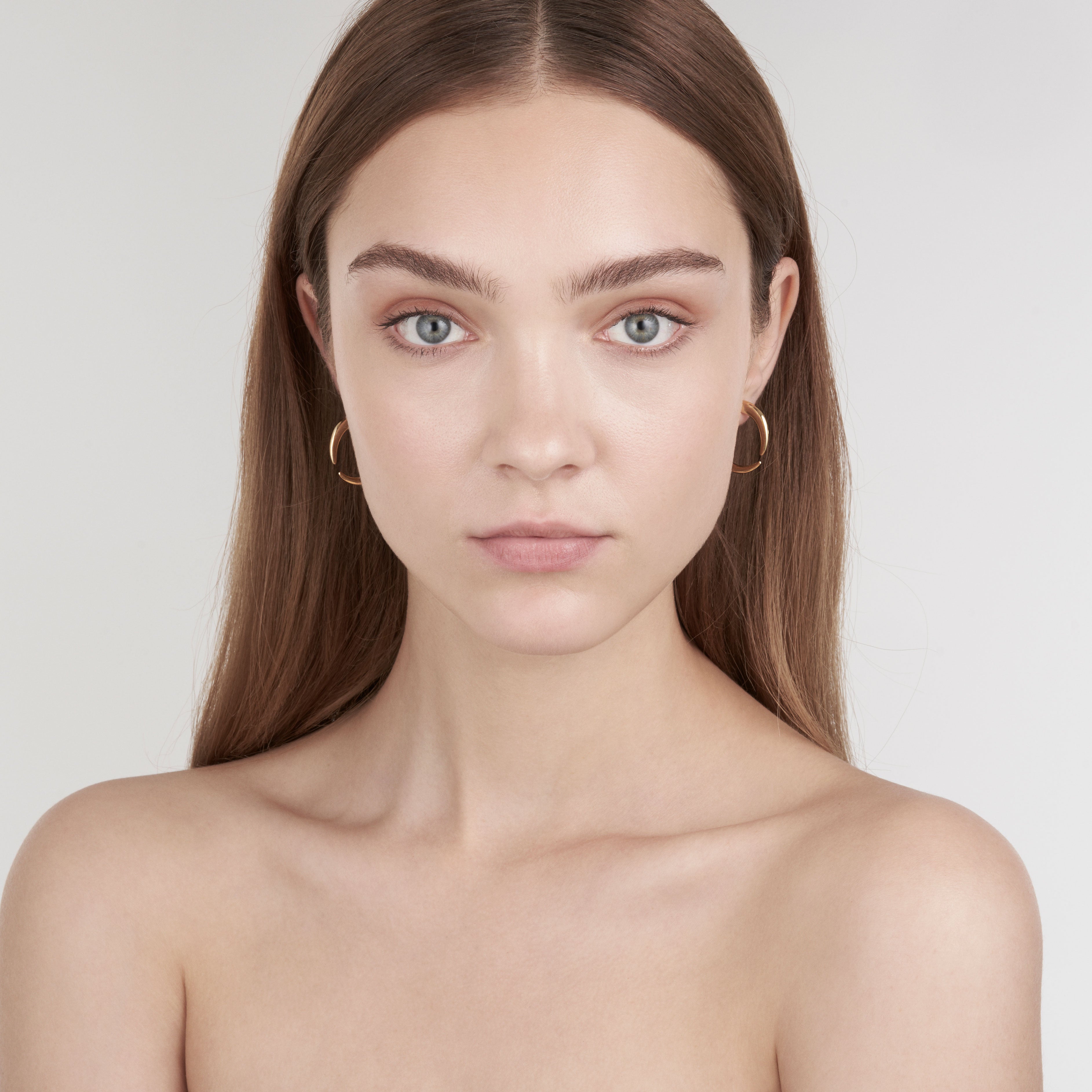 Talon Large Hoop Earrings - Yellow Gold Vermeil