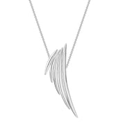 Quill Drop Pendant - Silver