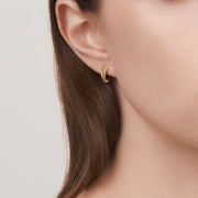 Talon Cat Claw Hoop Earrings - Yellow Gold Vermeil