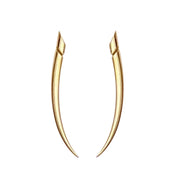 Sabre Fine Large Earrings - 18ct Yellow Gold