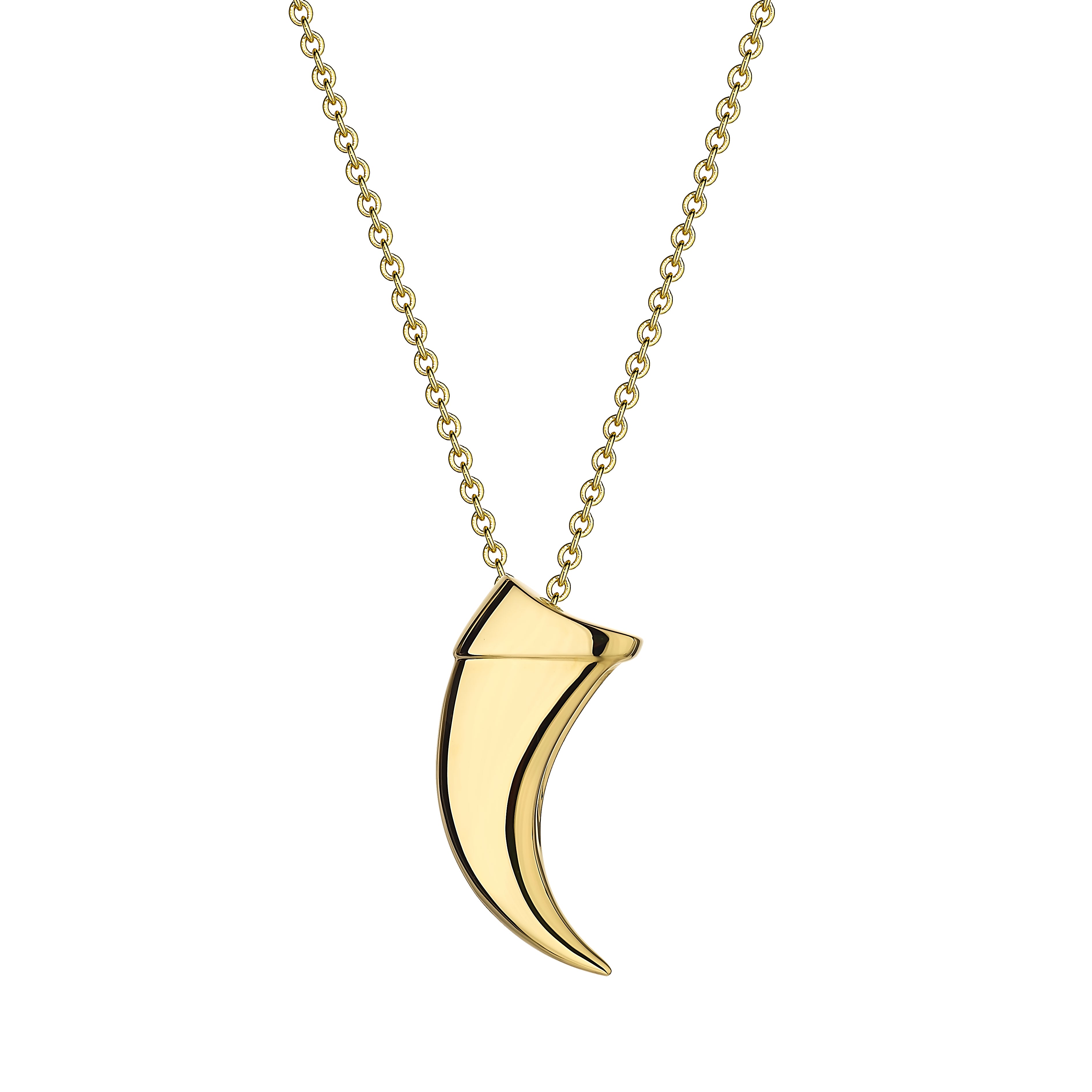 Talon Claw Pendant - Yellow Gold Vermeil