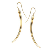 No.1 Large Earrings - Yellow Gold Vermeil