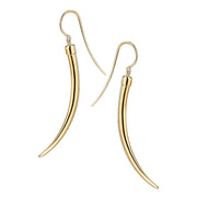 No.1 Medium Earrings - Yellow Gold Vermeil