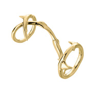 Rose Thorn Hinged Ring - Yellow Gold Vermeil