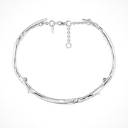 Rose Thorn Linked Bracelet - Silver