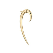 Hook Single Size 2 Earring - Yellow Gold Vermeil