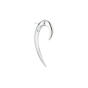Hook Single Size 1 Earring - Silver