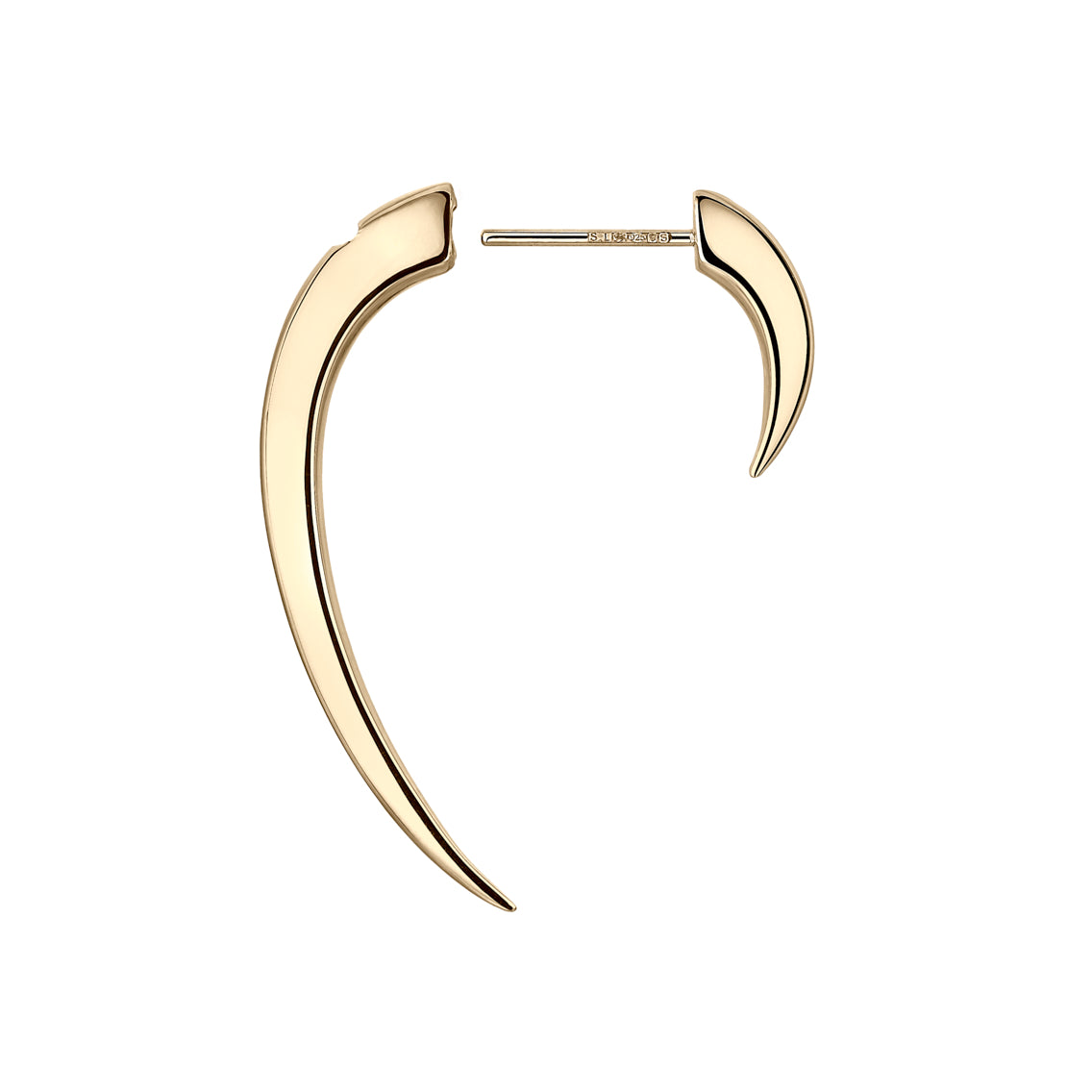 Hook Size 1 Earrings - Yellow Gold Vermeil
