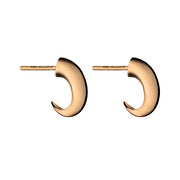 Talon Cat Claw Hoop Earrings - Rose Gold Vermeil