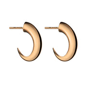 Talon Cat Claw Medium Hoop Earrings - Rose Gold Vermeil