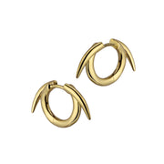 Quill Small Hoop Earrings - Yellow Gold Vermeil