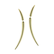 Quill Large Earrings - Yellow Gold Vermeil