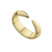 Silver Gold Plate Arc Ring
