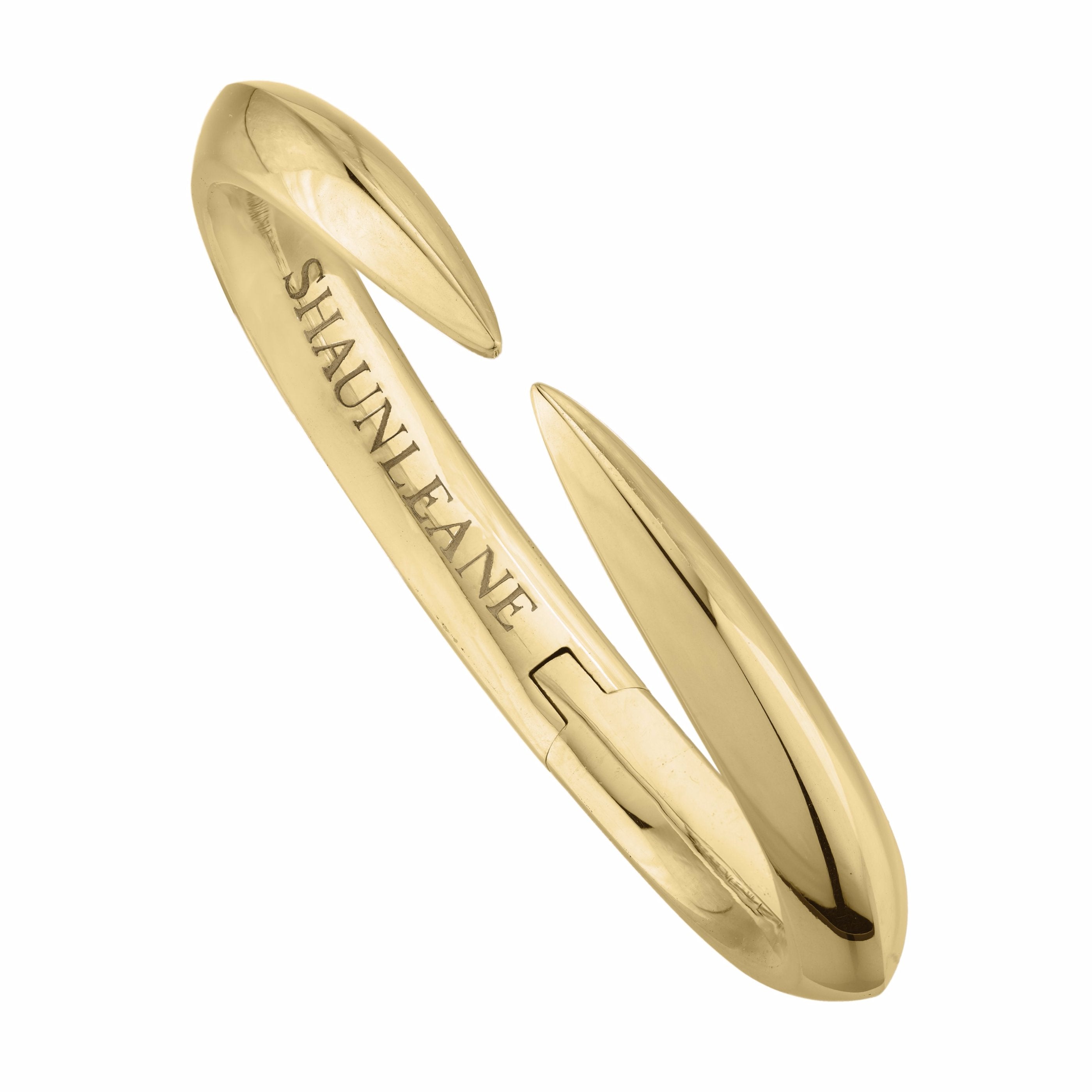 Silver Gold Plate Arc Cuff