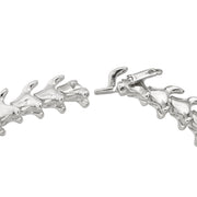 Serpent's Trace Wide Bracelet - Silver