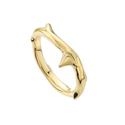 Rose Thorn Band Ring - Yellow Gold Vermeil