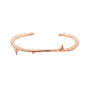 Rose Thorn Bangle - Rose Gold Vermeil