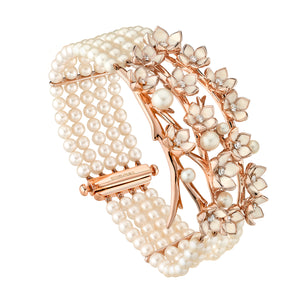 Shaun Leane Diamond, & Rose Gold Vermeil Bracelet