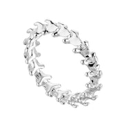 Serpent's Trace Band Ring - Silver