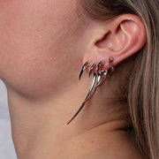 Hook Size 2 Earrings - Silver
