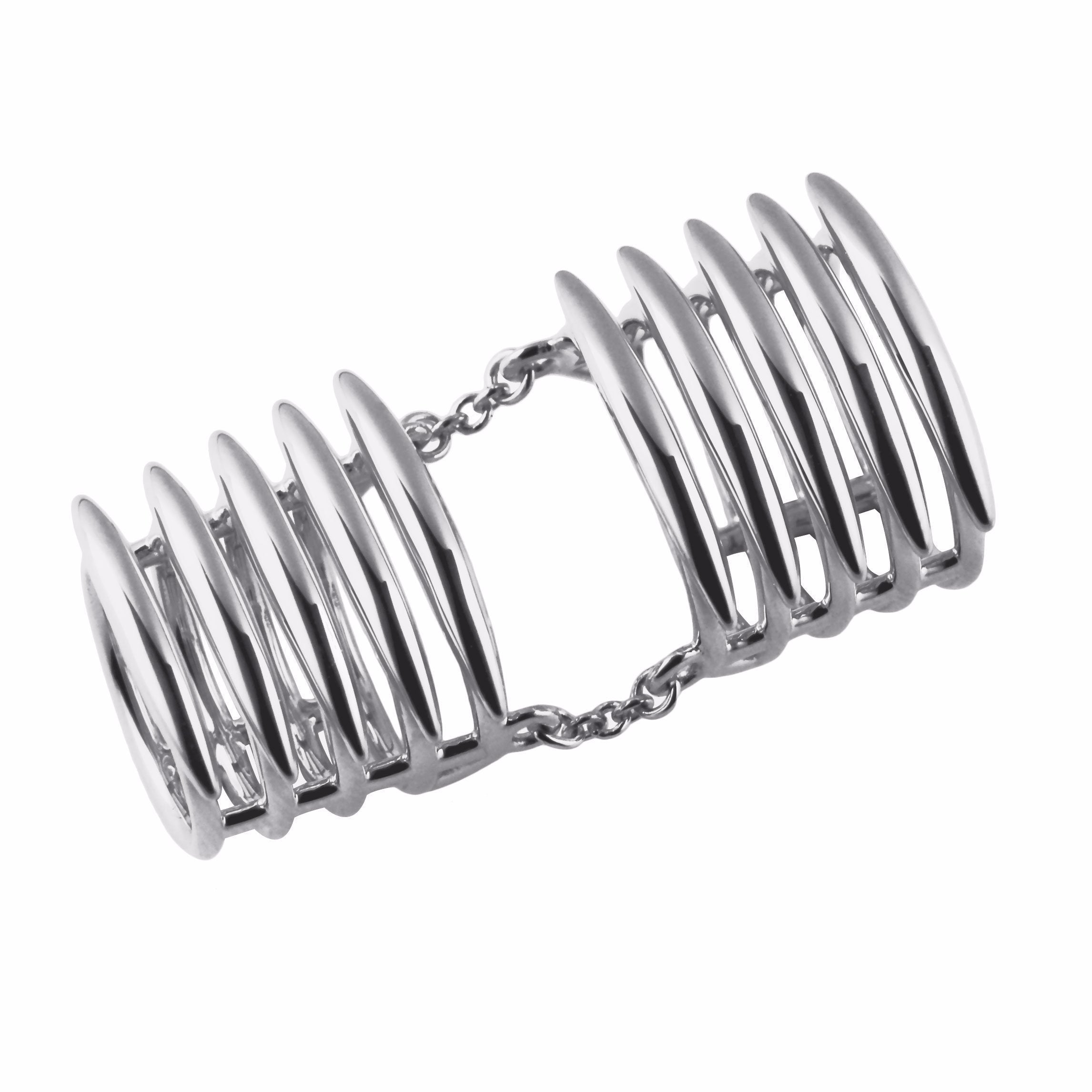 Quill Long Ring - Silver