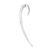 Hook Single Size 3 Earring - Silver
